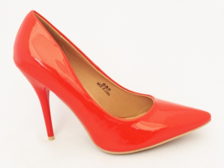 Pantofi dama rosii stiletto cu toc de 10 cm biashoes.ro imagine reduceri