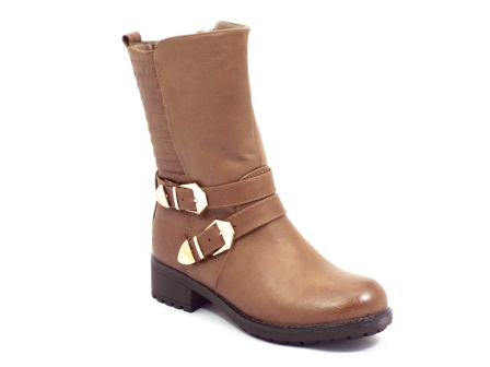 Ghete dama Daby khaki cu toc de 3m
