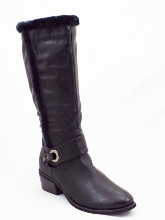 Cizme dama Lyleo negre toc de 5 cm