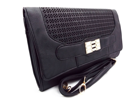 Geanta dama Nefy neagra plic
