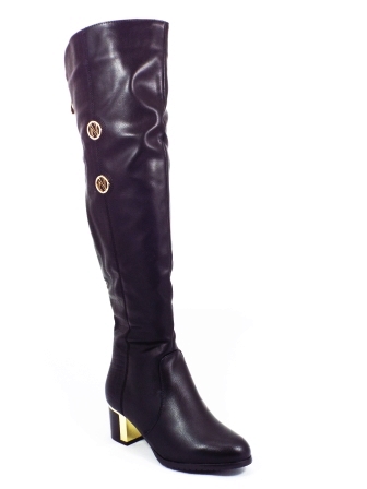 Cizme dama Keryo negre toc de 5 cm biashoes.ro imagine reduceri