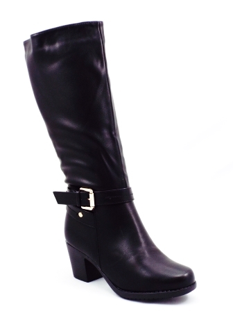 Cizme dama Rony negre toc de 6 cm biashoes.ro imagine reduceri