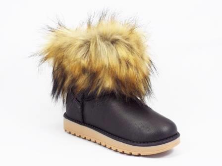 Ghete dama Fuxy negre tip UGG