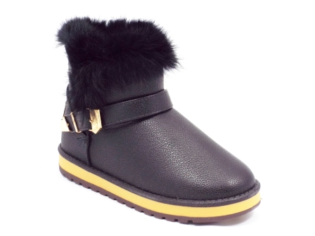 Ghete dama Mya negre tip UGG