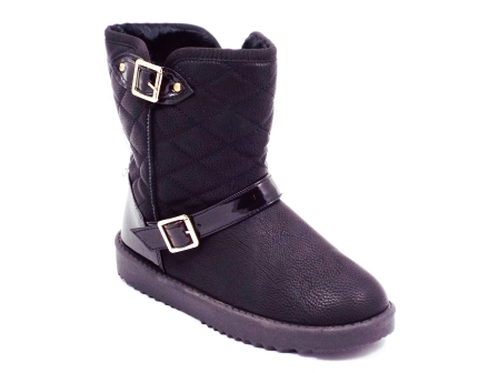 Ghete dama Yes negre tip UGG