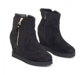 Ghete dama Inny negre tip UGG cu platforma