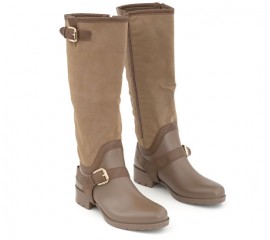 Cizme dama Tyna maro cauciucate toc de 3 cm ATENTIF JUSTINE BL58-55-2-12 imagine reduceri