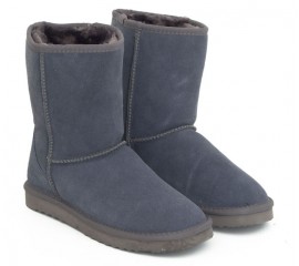 Ghete dama Superya gri piele tip UGG ATENTIF SUPER MODE PIELE 5825-3-63-71 imagine reduceri
