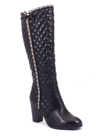 Cizme dama Dayanne negre toc de 8 cm