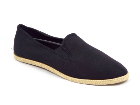 Espadrile barbati negre Donek