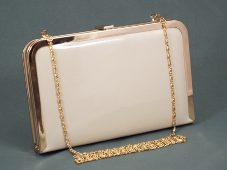 Geanta dama clutch bej Feerya