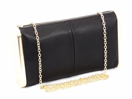 Geanta dama clutch neagra Asenna