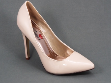 Pantofi dama bej stiletto toc 10 cm Smyle