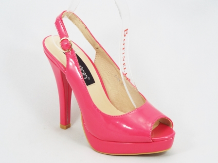 Sandale dama roz toc 11 cm Fairy