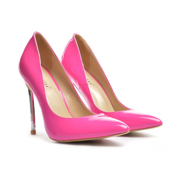 Pantofi dama fucsia stiletto toc 11 cm Sedone
