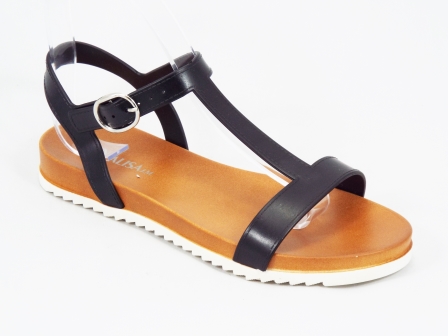 Sandale dama negre Kleo