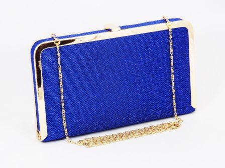 Geanta dama clutch albastra Lolly