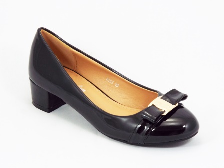 Pantofi dama negri lac toc 3 cm Freya