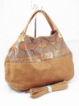 Geanta dama khaki croco Egretta