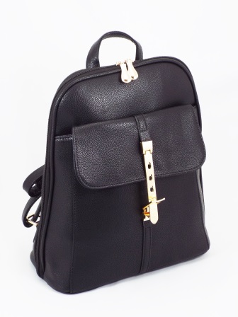 Geanta dama neagra tip rucsac Mytia