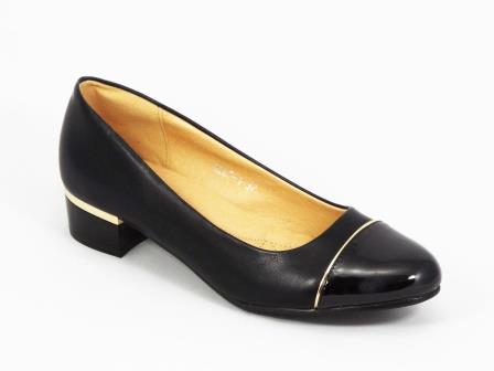 Pantofi dama negri lac toc 3 cm Melly