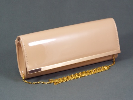 Geanta dama clutch bej lac Flora