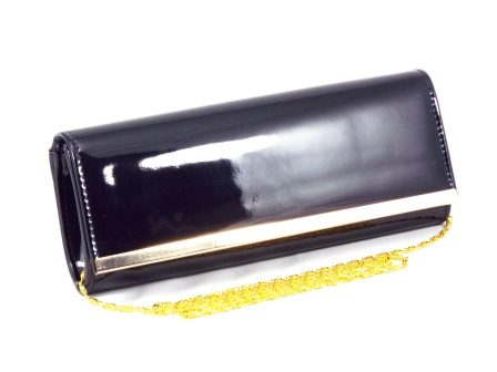 Geanta dama clutch albastru inchis lac Flora