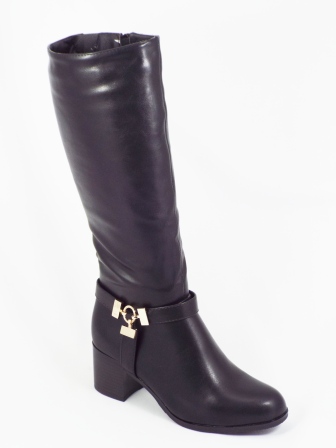 Cizme dama negre toc 6 cm Darya
