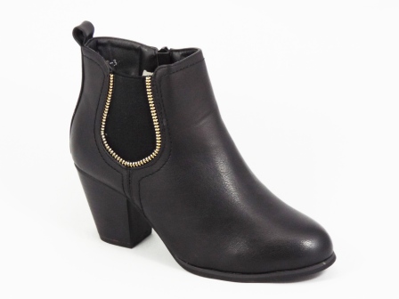 Ghete dama negre toc 7 cm Dorynne