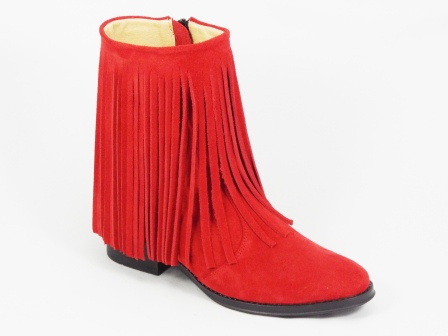 Ghete dama rosii piele intoarsa toc 3,5 cm Neky biashoes.ro imagine reduceri