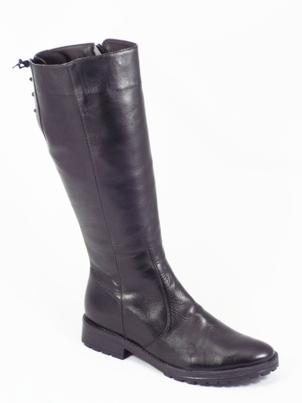 Cizme dama piele negre toc 3 cm Sonnya