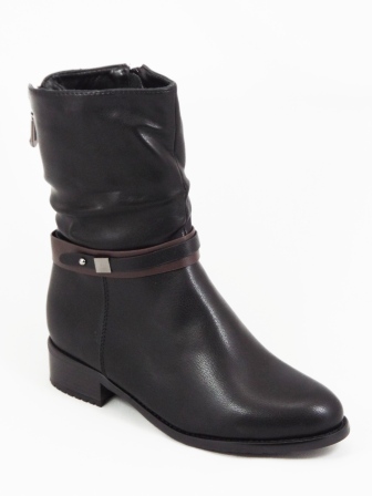 Ghete dama negre toc 3,5 cm Darry