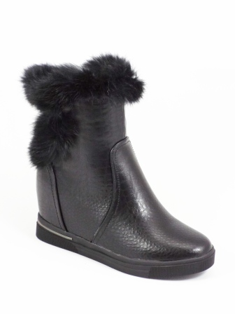 Ghete dama negre ortopedice toc 8 cm Greyko biashoes.ro imagine reduceri