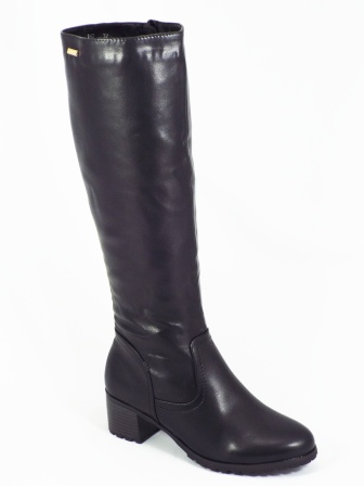 Cizme dama negre toc 5 cm Leylla biashoes.ro imagine reduceri