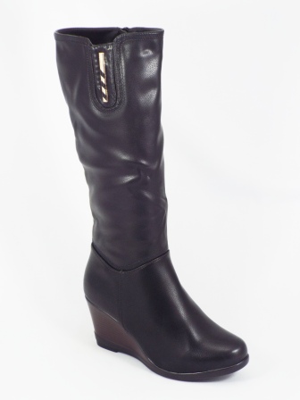 Cizme dama negre ortopedice toc 7,5 cm Lorra biashoes.ro imagine reduceri