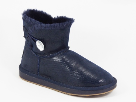 Ghete dama albastre tip UGG Dreyo