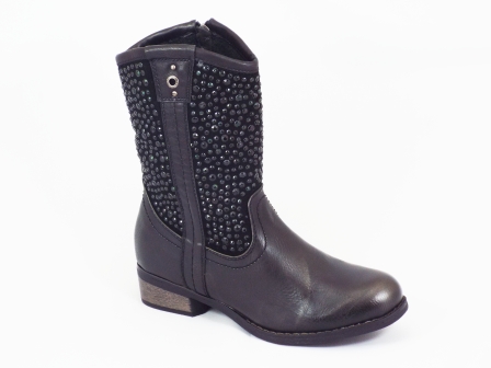 Ghete dama negre toc 3 cm Lynde