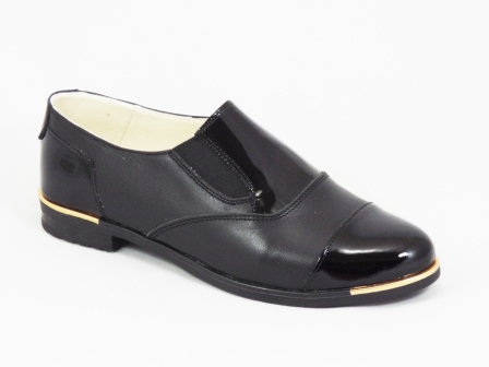 Pantofi dama piele negri Lemo