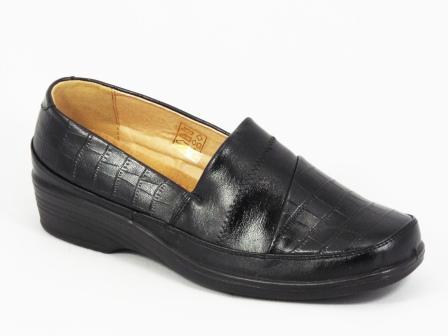 Pantofi dama negri ortopedici toc 3 cm Gyna