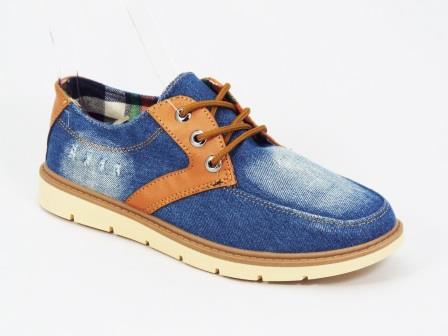 Pantofi barbati albastri jeans sport Danny