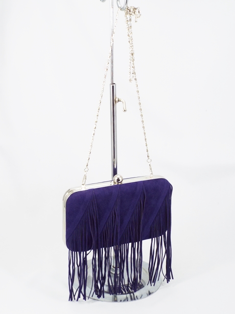 Geanta dama clutch albastra Vera