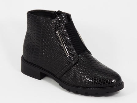 Ghete dama negre toc 3 cm Laura