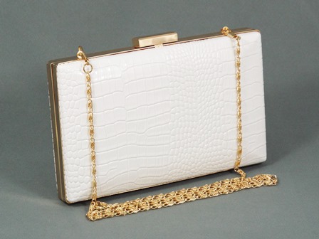 Clutch dama alb lac Snow