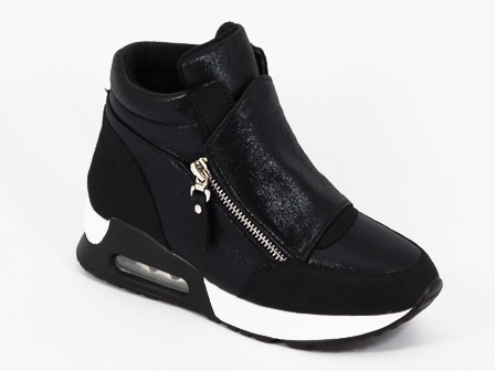 Ghete dama negre metal sport Celina