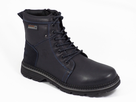 Bocanci barbati albastri Deryn biashoes.ro imagine reduceri