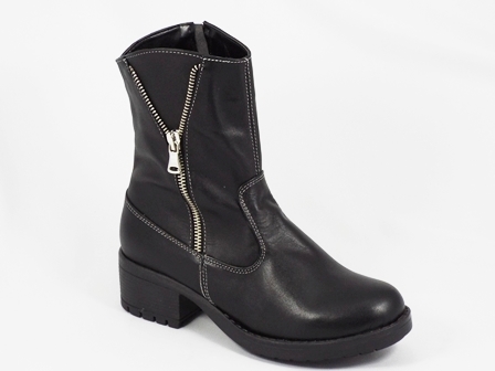 Ghete dama piele negre Seryko biashoes.ro imagine reduceri