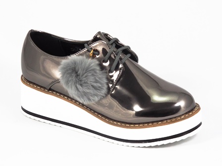 Pantofi dama auriu-metal Synda BEIBEI SH601 GUN METAL-44-29 imagine reduceri