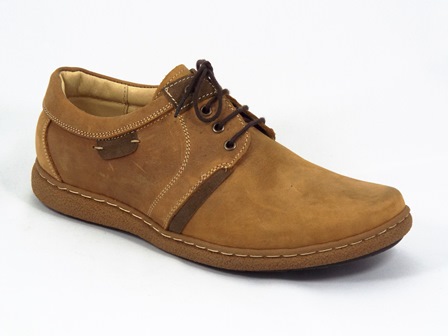 Pantofi barbati piele camel Sporty