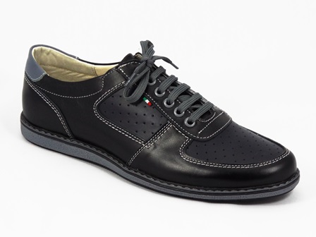 Pantofi barbati piele bleumarin Kostin
