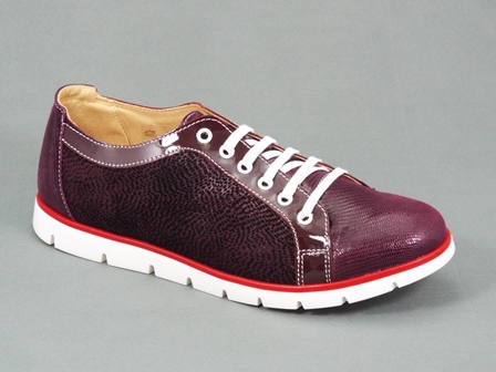 Pantofi dama piele visinii Russy biashoes.ro imagine reduceri